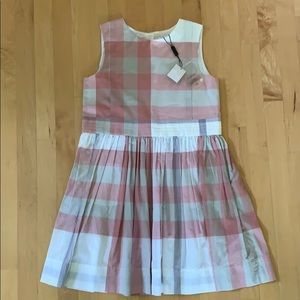Kids plaid Burberry dress